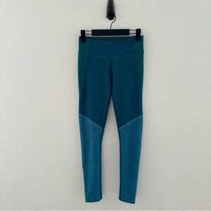 Outdoor Voices Leggings Green High Rise‎ Athleisure Pilates Fitness Size Small